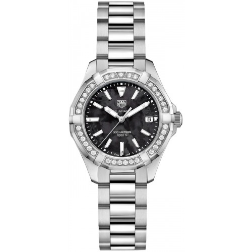 Tag Heuer Aquaracer Black Pearl Women's Luxury Watch WAY131P-BA0748 Tag Heuer Aquaracer Black Pearl Women's Luxury Watch WAY131P-BA0748
